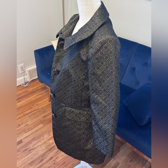 Apostrophe Black Blazer with Peter Pan Collar - Picture 5 of 6